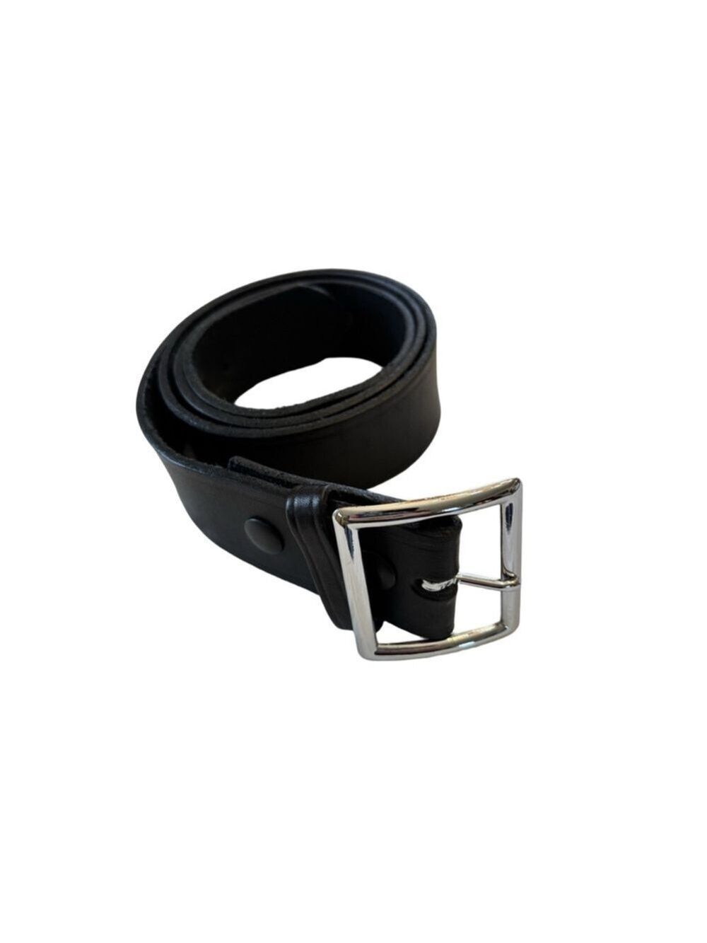 Men's Boston Black Silver Belt Size 42